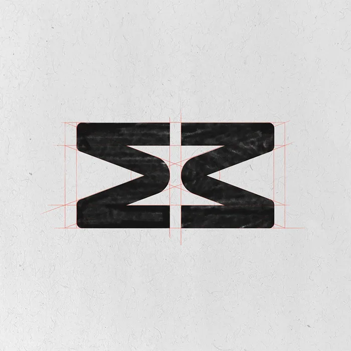Logo Construction Grid