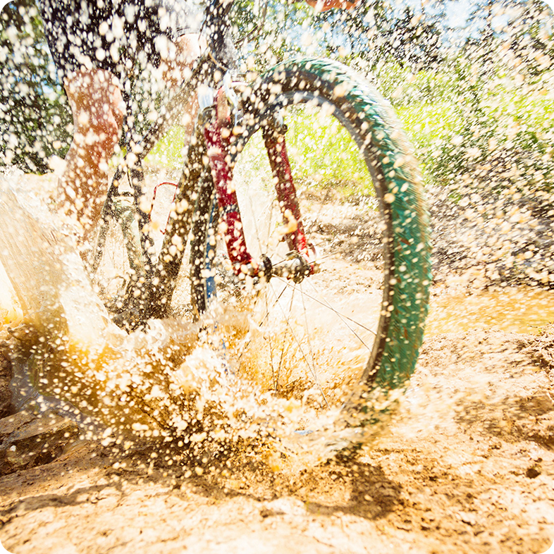 MTB Mud Splash Action