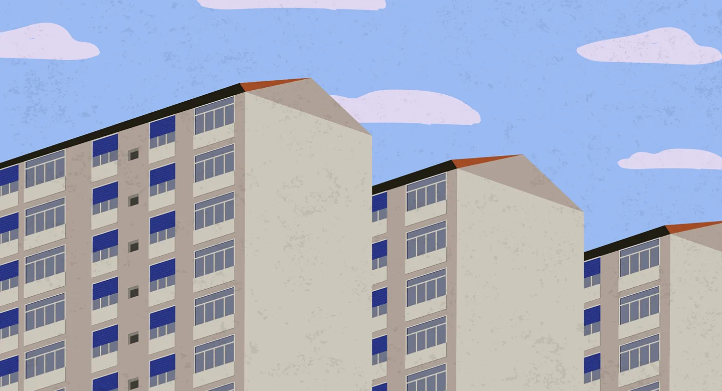 Via Roveda Turin Buildings Illustration