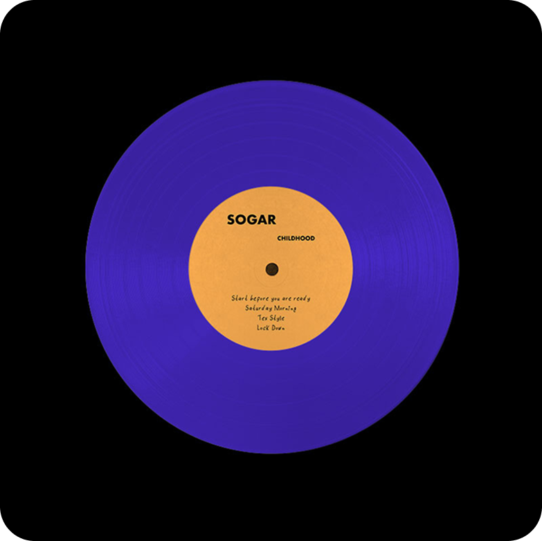 Sogar Childhood Purple Vinyl