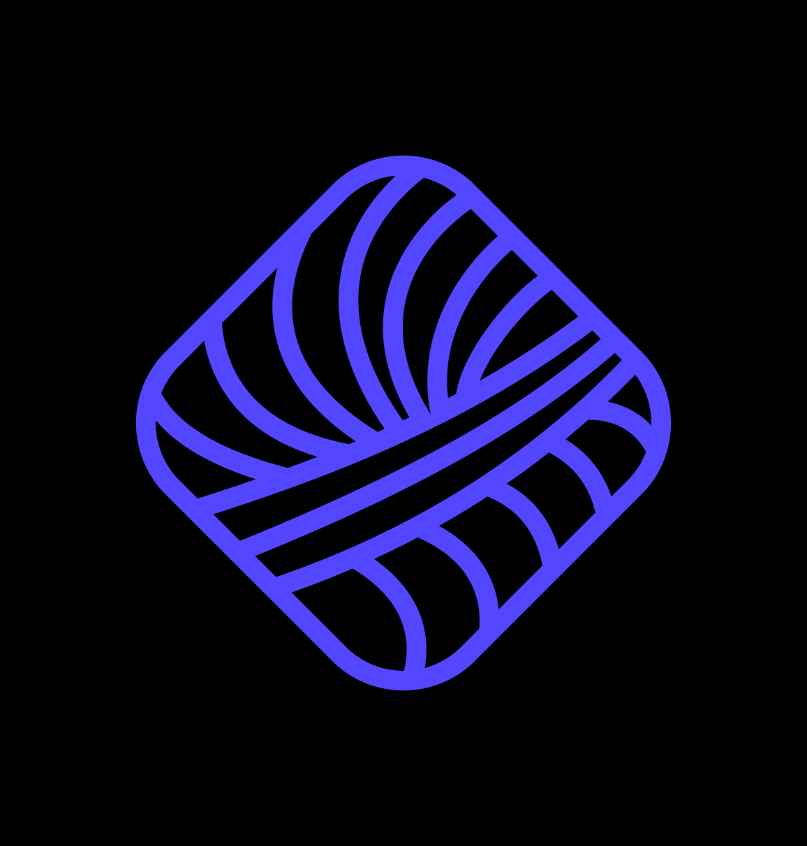 YarnLog Logo on black